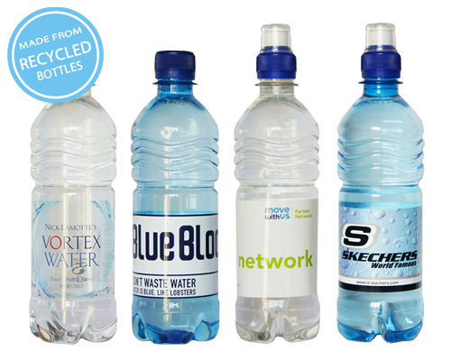 Branded Bottled Water UK - 500ml rPET