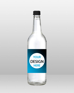 Branded Water - 750ml Glass Available in Still and Sparkling - Your Label Design Printed and Applied to the Bottles.
