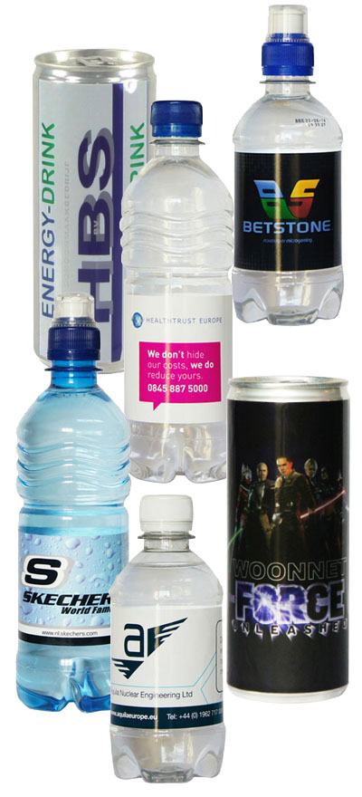Get a quote - branded water and soft drinks