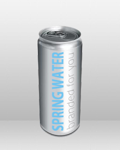 Branded Canned Water UK - Your Label Design Printed or Directly Applied to the Cans